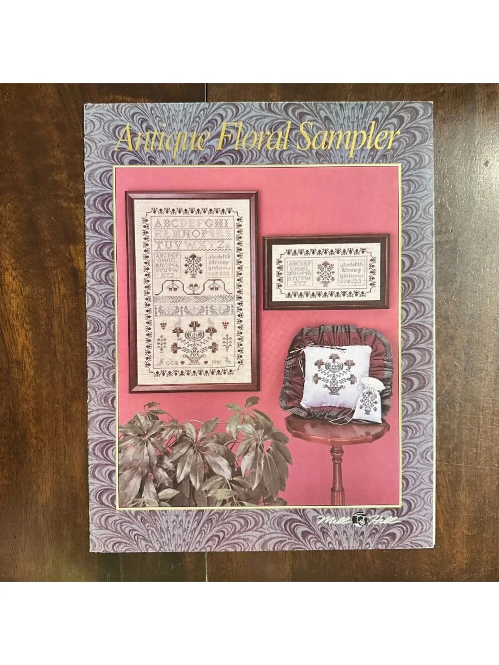 Mill Hill Antique Floral Sampler Cross Stitch Pattern Booklet